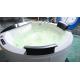 1700x830 Freestanding Acrylic Whirlpool Bathtub With Waterfall Jet Surf