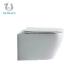 Ceramic High Temperature Forged Luxury CE Hotel Restaurant Wall Hung Toilet Bowl