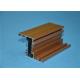 Powder Coated Standard Wood Grain Aluminium Extrusion Profiles 6063-T5