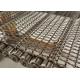 High Temperature Metal Chain Link Wire Mesh Conveyor Belt For Food Industry