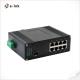 Industrial 8-Port 10/100/1000T 802.3bt PoE + 1-Port 100/1000Base-X Ethernet Switch