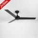 Bedroom 52 Inch Decorative Outdoor Ceiling Fan With 5 Speed Remote Control