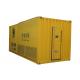 Large 2500 KW Load Bank Cabinet Yellow / Grey With Smoke Fog Protection