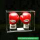 Clear Acrylic Lucite Boxing Glove Display Case, Perspex Boxing Glove Show Box with Lid