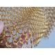 3.8mm To 30mm Metal Ring Mesh Pvd Finished Chainmail Weave Type For Curtain
