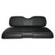 Black Base Double Diamond Pattern Golf Cart Front Seat Cushions For EZGO RXV