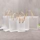 XYDAN Plastic Bags Shopping Transparent PP Gift Bags For Packing Medium Size Handled Style