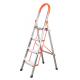 Anti Slip 4 Step Stainless Steel Folding Ladder