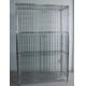 40 X 18 X 72  Wire Utility Cart, Logistics Laundry Wire Roll Cage Container