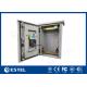 Small DC48V LED Outdoor Telecom Enclosure Anticorrosion Single Wall Structure Air Conditioner 500w And Two Fans