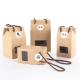 Impact Resistant Double Rope PVC Window Kraft Paper Gift Boxes