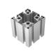Structural Aluminum Extrusion Profiles Fractional 90 Series 6.63 Kilogram / M