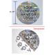 ISO9001 25mm Width Genuine Secure Hologram Sticker For Glass Vial