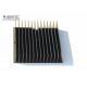 Sand Blasting Aluminum Heatsink Extrusion Profiles Aluminum Extrusion Radiator