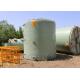 High Strength 4m3 Frp Industrial Septic Tank Vertical Round Alkali Storage