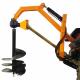 Tractor Fencing Hydraulic Post Hole Digger 132kg 100*100mm Boom