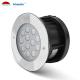 Small Pool Underwater LED Spotlights Dmx512 Muti Color SS316L 18W Excessed Install