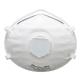 White Dustproof Disposable Face Mask , Protective Elastic Air Pollution Mask