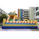 Interesting Minion Themed Inflatable Amusement Park For Rental