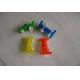 Cute 4 Colors Birthday Candle Holders Racing Shaped For Cake Decorative