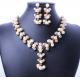 Fashion wild temperament flash diamond imitation pearl necklace