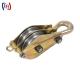 30kn Conductor Stringing Tools Steel Hoisting Tackle Block Pulley For Lifting