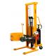 Electric forklift drum dumper lift for transporting, stacking, rotating and weighting drums