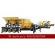 Mobile Portable Stone Crusher Machine Double Deck Feeder Convenient Operation