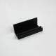 Black Anodizing Aluminium Extrusion Profile For Frameless Solar Panel with CNC Machining