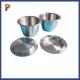 Flanged Rims Zirconium Crucible With Lid For Fusion Flux ICP-OES Analyses