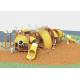 LLDPE Wooden Playground Equipment Wooden Climbing Frame With Slide