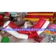 Water Sport Toys Inflatable Water Seesaw / Kids Seesaw Pool Float in Red and White