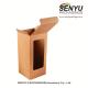 Cardboard Kraft Paper Packaging / Recycled Doll Packaging Boxes With Window