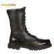 10 Side Zipper Ceremonial High Military Combat Boots Full Grain Leather