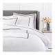 European and American Style 400TC Luxury Embroidered Duvet Cover Set for Queen Size Bed