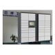 Indoor Touched Screen Rental Luggage Lockers With Coin / Bill / Credit Card