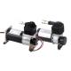 DC12V  Air Ride Suspension Pump Chrome and Black for Truck and Car Tunning