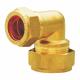 90 Degree Refrigeration Pipe Fittings Female Elbow Brass Connector