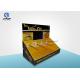 Orange Cardboard Countertop Hook Display Oil Lamination Surface Treatment