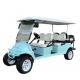 6 Passengers Electric Sightseeing Car Limo Style Golf Cart OEM
