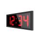 RCC Battery Digital Wall Clock LED Display Bedroom Clock Digital With Backlight