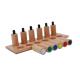 Tiger Montessori -- Pressure Cylinders made of beech wood