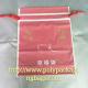 Moisture Proof Red Frosted Printed Drawstring Bags Fit Christmas Gift