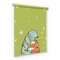 Monster Design 3d Vertical Blinds , 100 Inch Printed Window Shades Dustproof