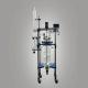 Continuous Stirred Double Jacketed Glass Reactor 220V Voltage 265MM Lid Diameter