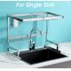 Rustproof Over The Sink Drying Rack Stainless Steel Material 520mm Height For Chopsticks