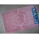 Custom Anti-slip pink, black Microfiber Bath Mat rugs MBM-004