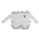 Custom Support Knitting Snap Button Design Organic Cotton Boutique Cute Baby Rompers