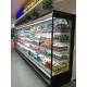 High Efficiency Vertical Open Display Cooler Multi Deck Cabinet Refrigerator
