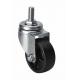 Edl Light 2.5 70kg Threaded Swivel Po Caster in Black for Caster Application 36325-03